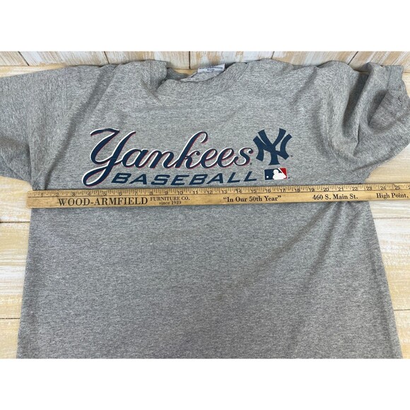 New York Yankees Baseball Majestic Diamond Collection Gray T-Shirt Size L - Picture 5 of 10